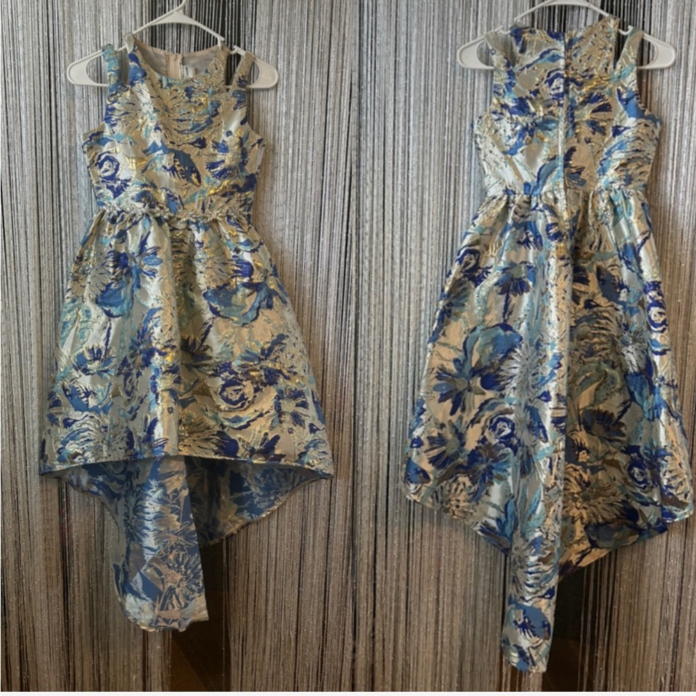 Girls holiday or event high low dress